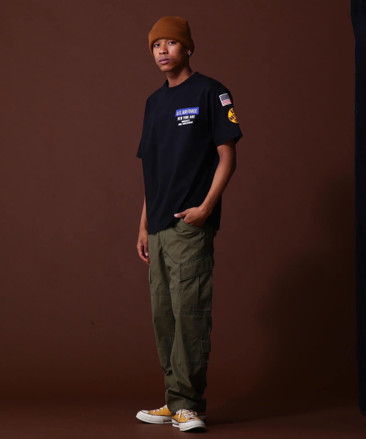 《COLLECTION》AIR NATIONAL GUARD PATCH T-SHIRT / エアナショナルガード Tシャツ