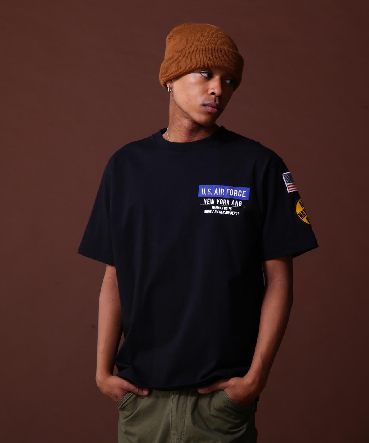 《COLLECTION》AIR NATIONAL GUARD PATCH T-SHIRT / エアナショナルガード Tシャツ