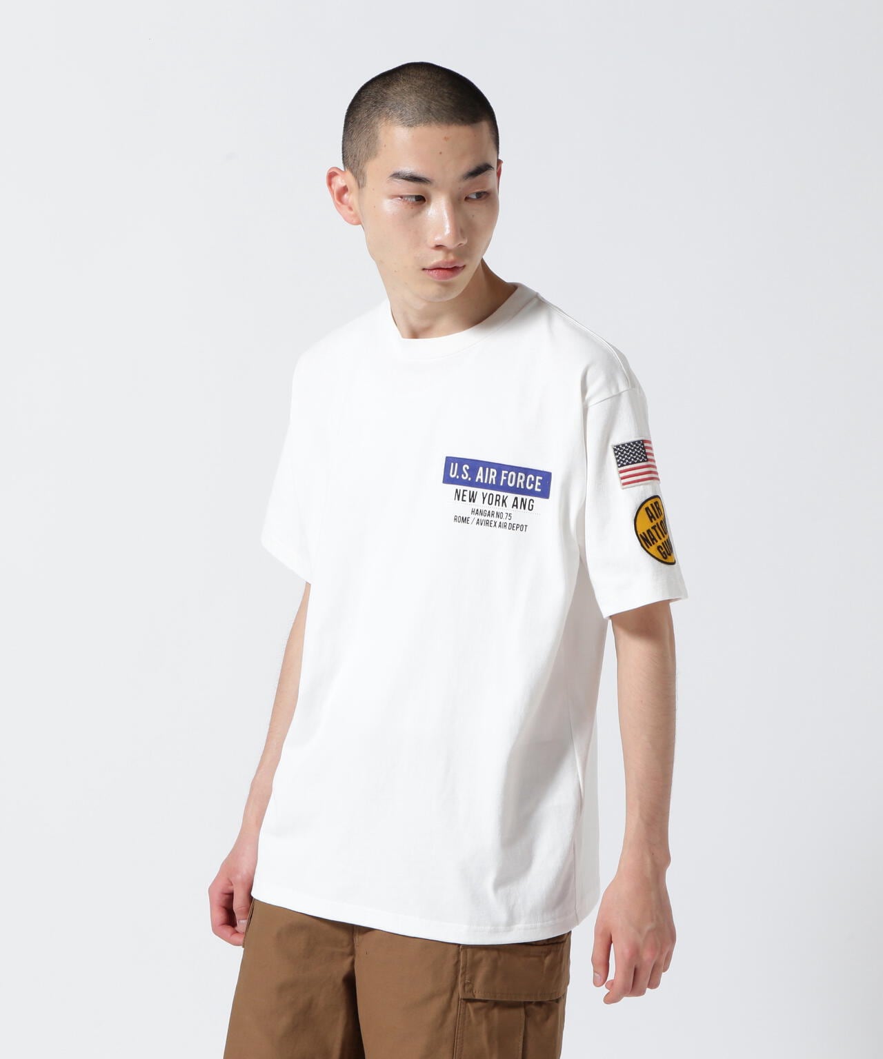 《COLLECTION》AIR NATIONAL GUARD PATCH T-SHIRT / エアナショナルガード Tシャツ