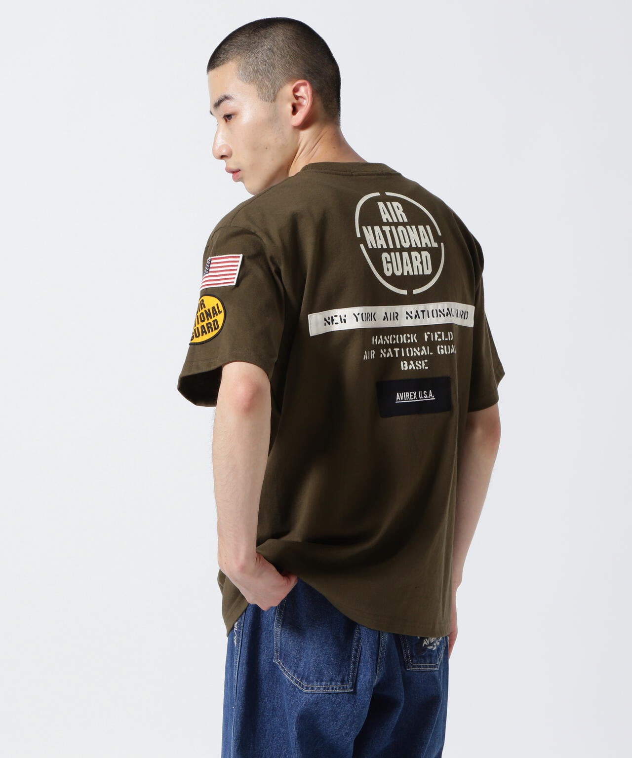 COLLECTION》AIR NATIONAL GUARD PATCH T-SHIRT / エアナショナル ...