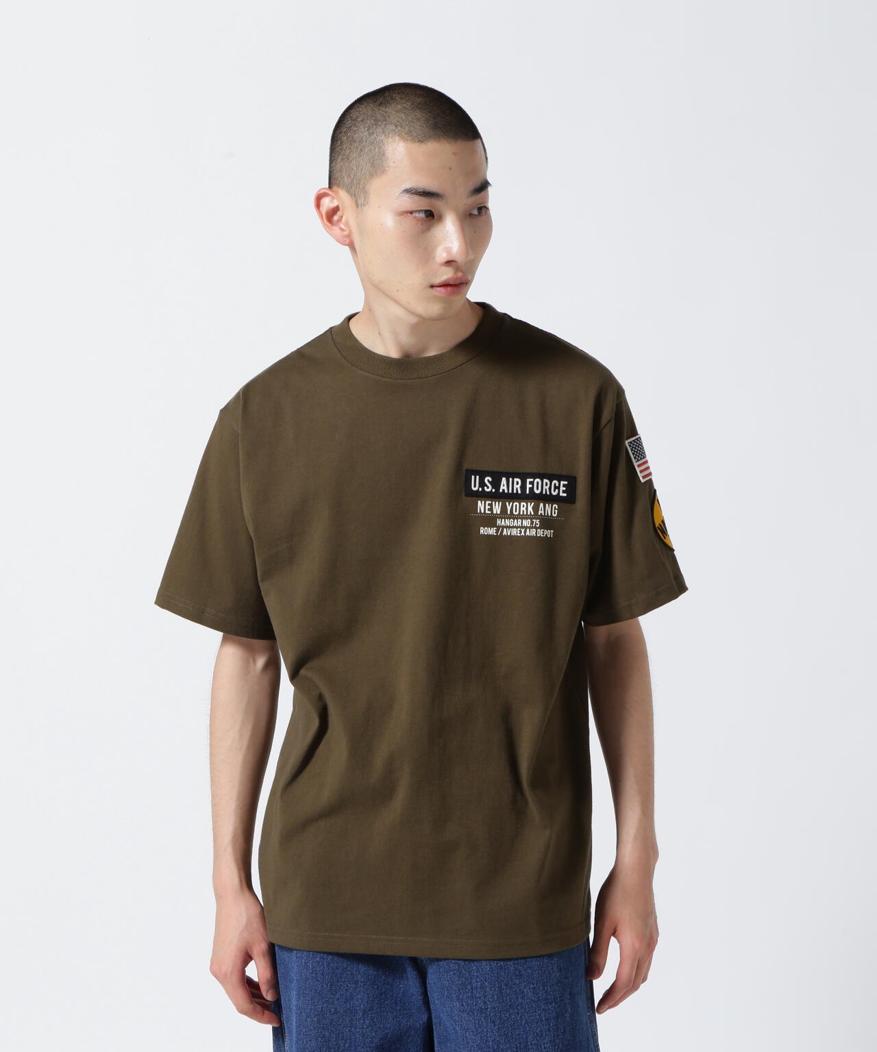 《COLLECTION》AIR NATIONAL GUARD PATCH T-SHIRT / エアナショナルガード Tシャツ