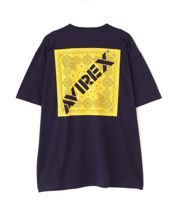 《WEB&DEPOT店限定》バンダナ プリント ボックス ロゴ Tシャツ / BANDANA PRINT BOX LOGO T-SHIRT