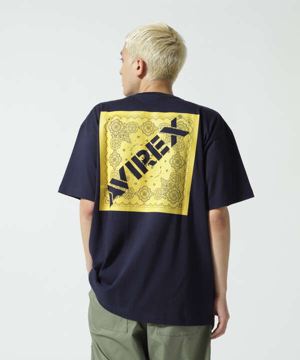 《WEB&DEPOT店限定》バンダナ プリント ボックス ロゴ Tシャツ / BANDANA PRINT BOX LOGO T-SHIRT