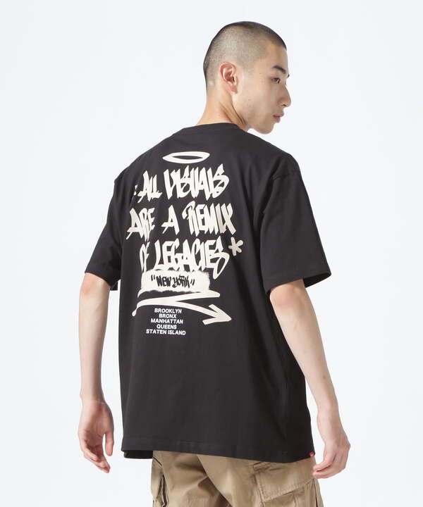 《直営店限定》TAGGING DESIGN SHORTSLEEVE T-SHIRT/タギング デザイン 半袖 Tシャツ