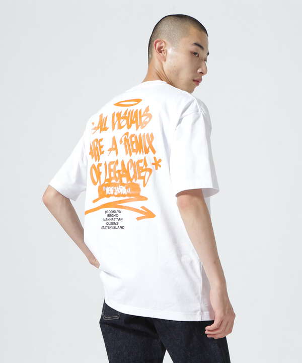 《直営店限定》TAGGING DESIGN SHORTSLEEVE T-SHIRT/タギング デザイン 半袖 Tシャツ