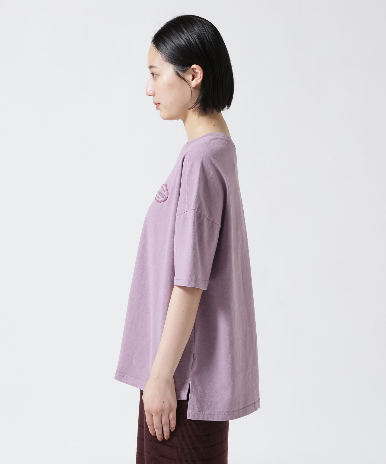 OPEN NECK T-SHIRT/ オープンネックTシャツ