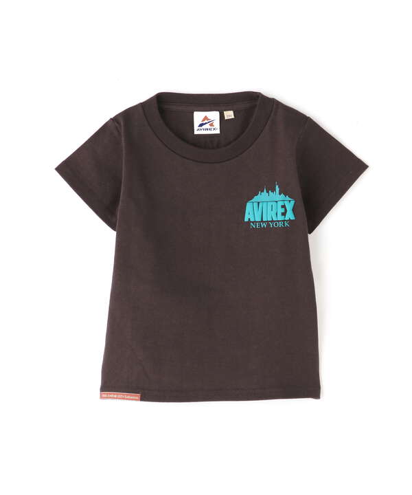 《KID’S/キッズ》COLLECTION NEWYORK CITY SCAPE SHORT SLEEVE T-SHIRT / ニューヨーク