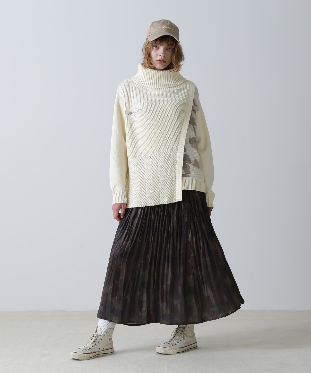 TURTLE KNIT TOPS/タートルニットトップス