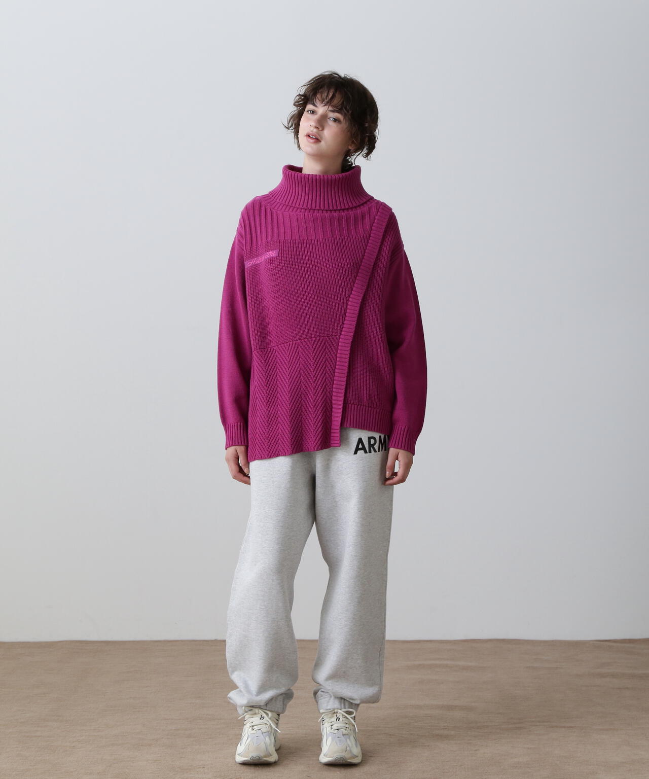 TURTLE KNIT TOPS/タートルニットトップス