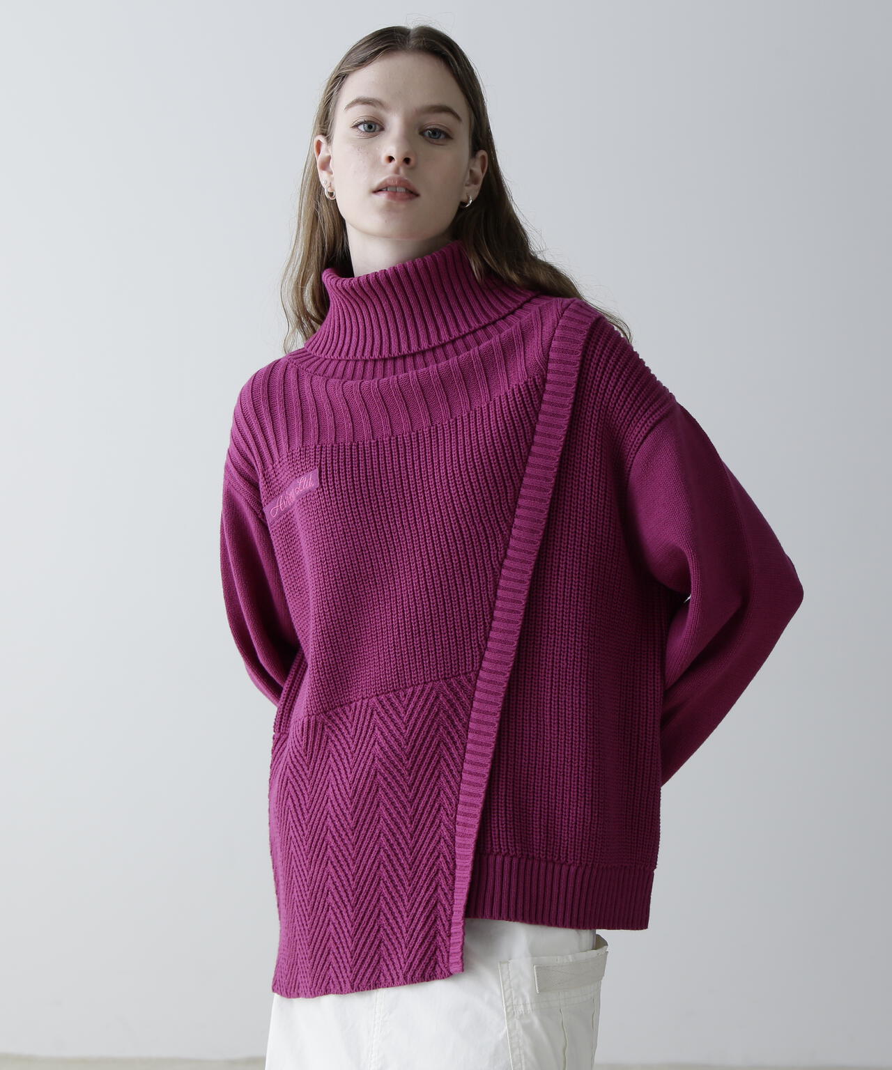 TURTLE KNIT TOPS/タートルニットトップス