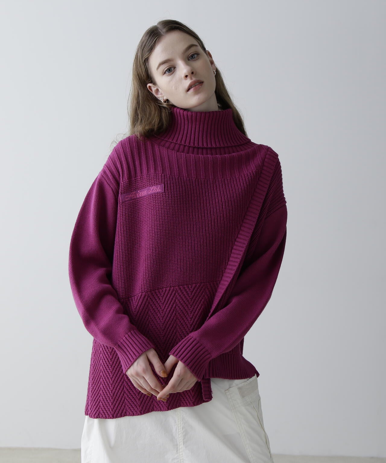 TURTLE KNIT TOPS/タートルニットトップス