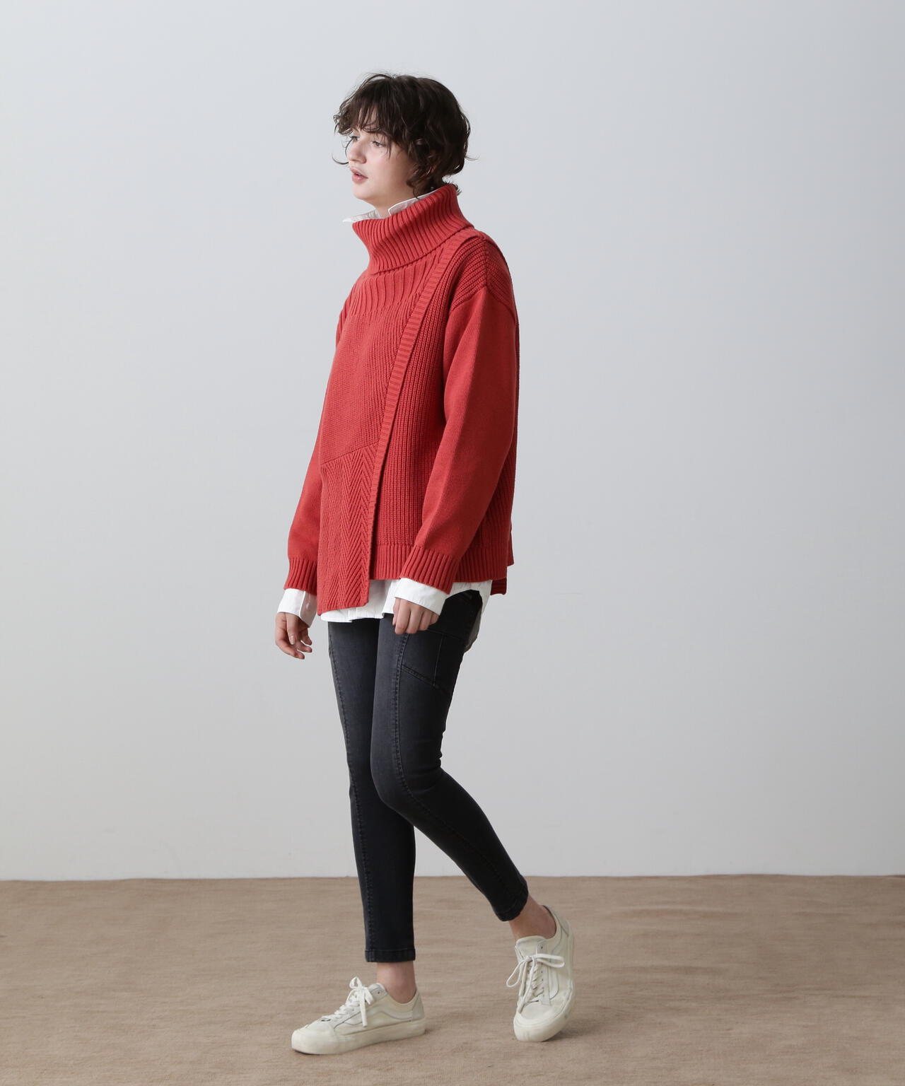 TURTLE KNIT TOPS/タートルニットトップス