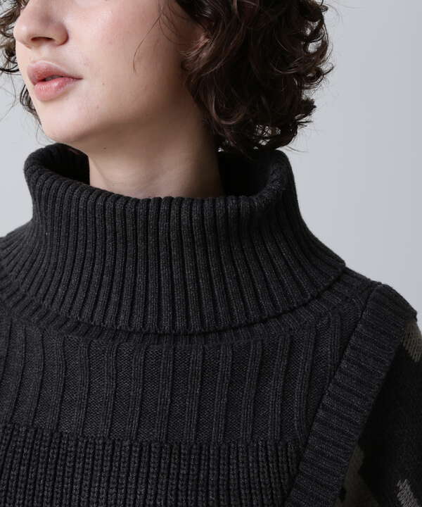 TURTLE KNIT TOPS/タートルニットトップス