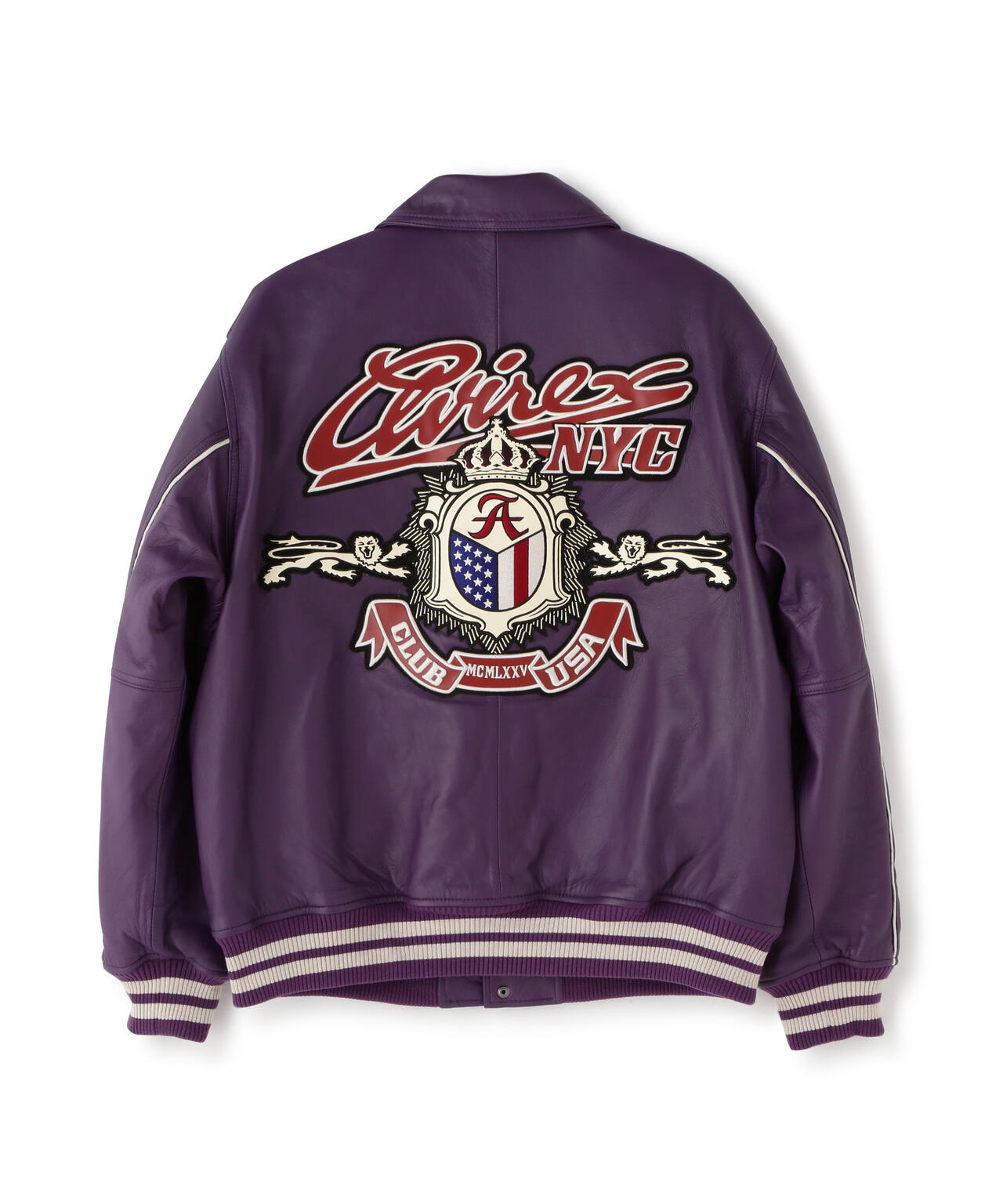 即購入OKAVIREX VARSITY JACKET CROWN LOGO