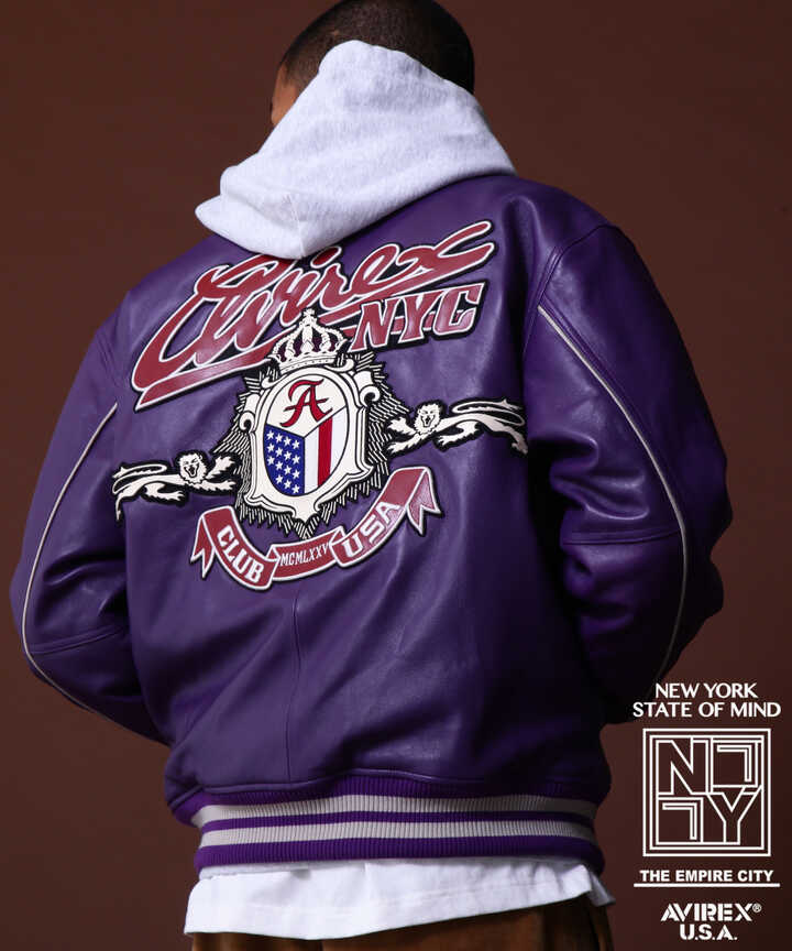 《COLLECTION》VARSITY JACKET CROWN LOGO / バーシティ ...