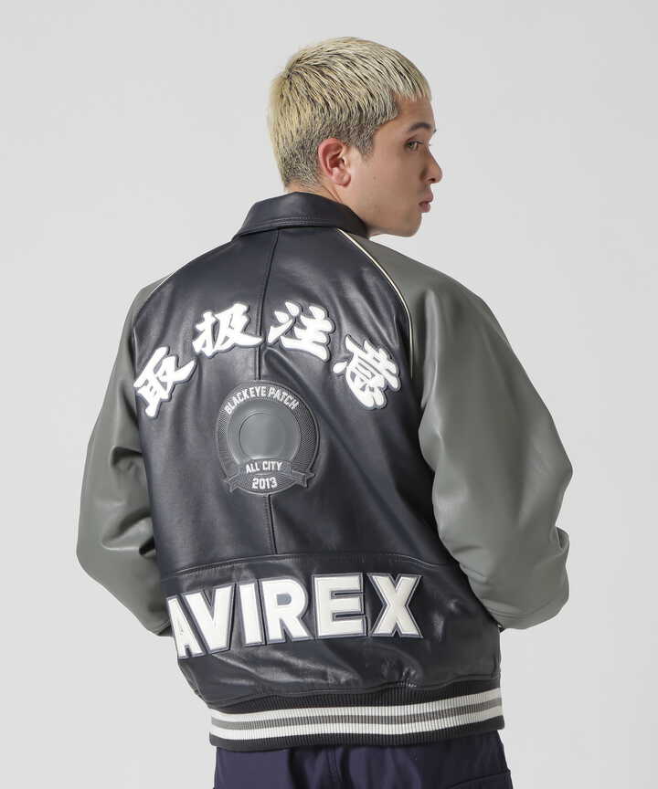 《AVIREX × BlackEyePatch》 SIGNATURE VARSITY JACKET / シグネチャー バーシティ ジャケット