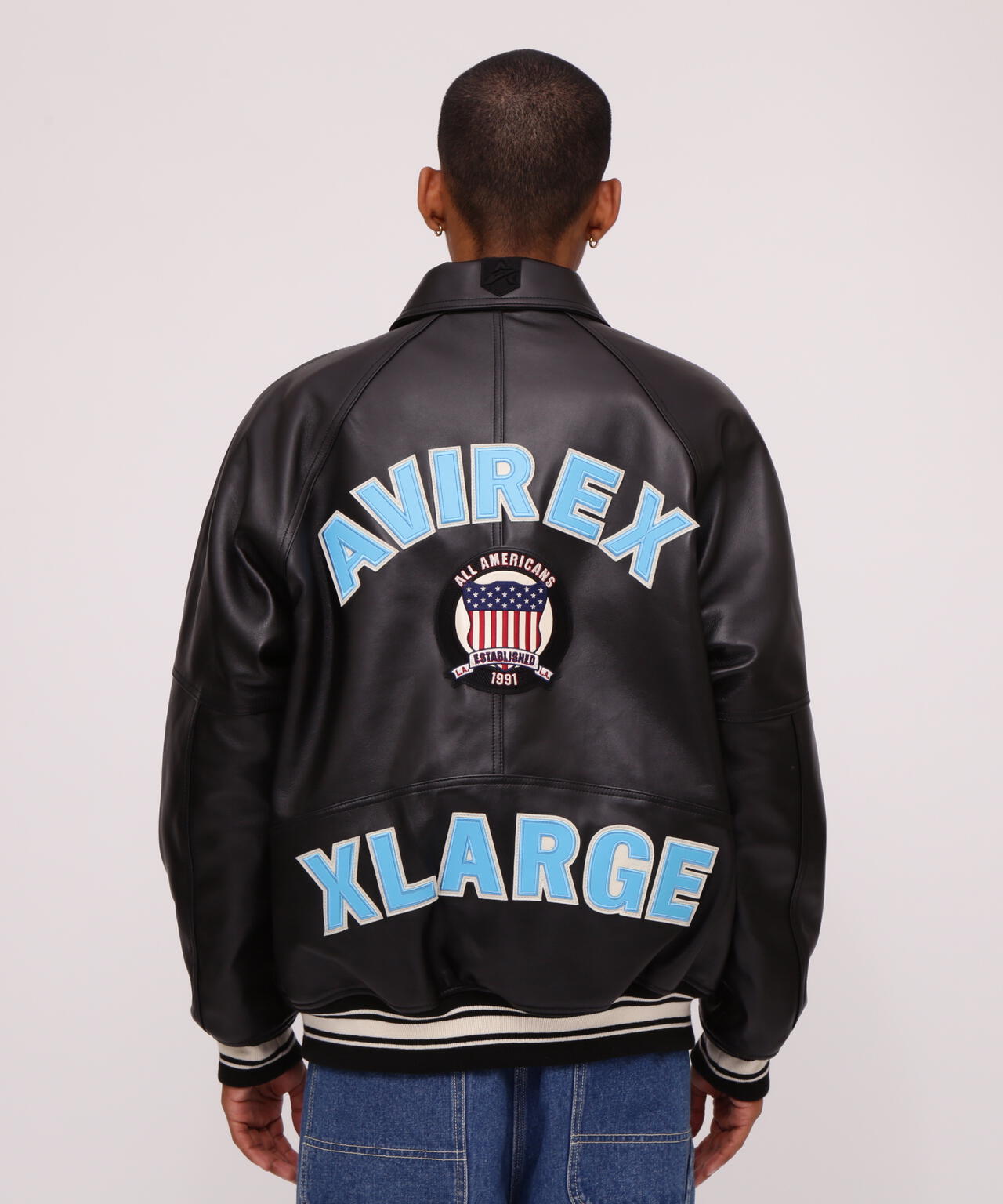 《AVIREX × XLARGE》SIGNATURE VARSITY JACKET / シグネチャー バーシティ ジャケット