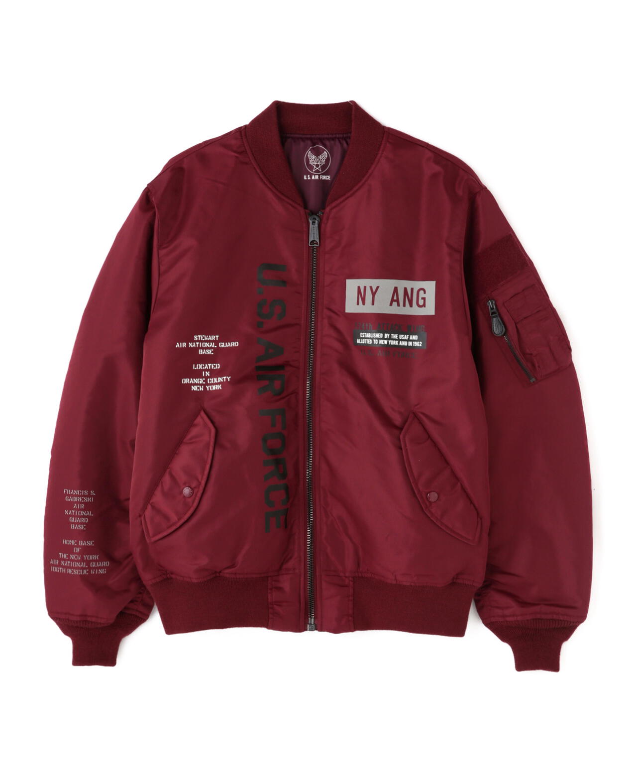 メーカー公式ショップ Anti Social Social Club MA-1 Red Lサイズ ...