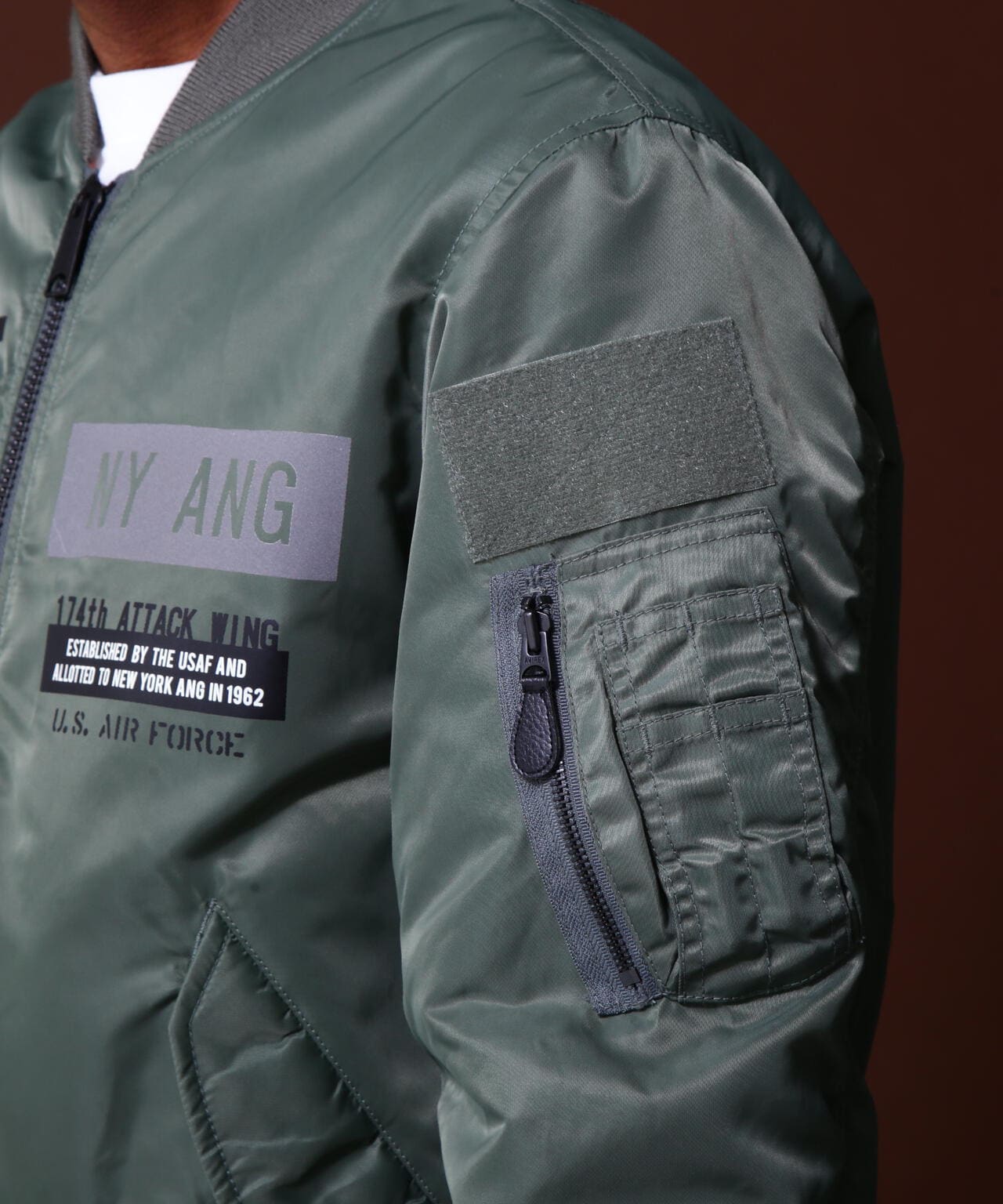 《COLLECTION》REFLECT STENCIL MA-1 FLIGHT JACKET
