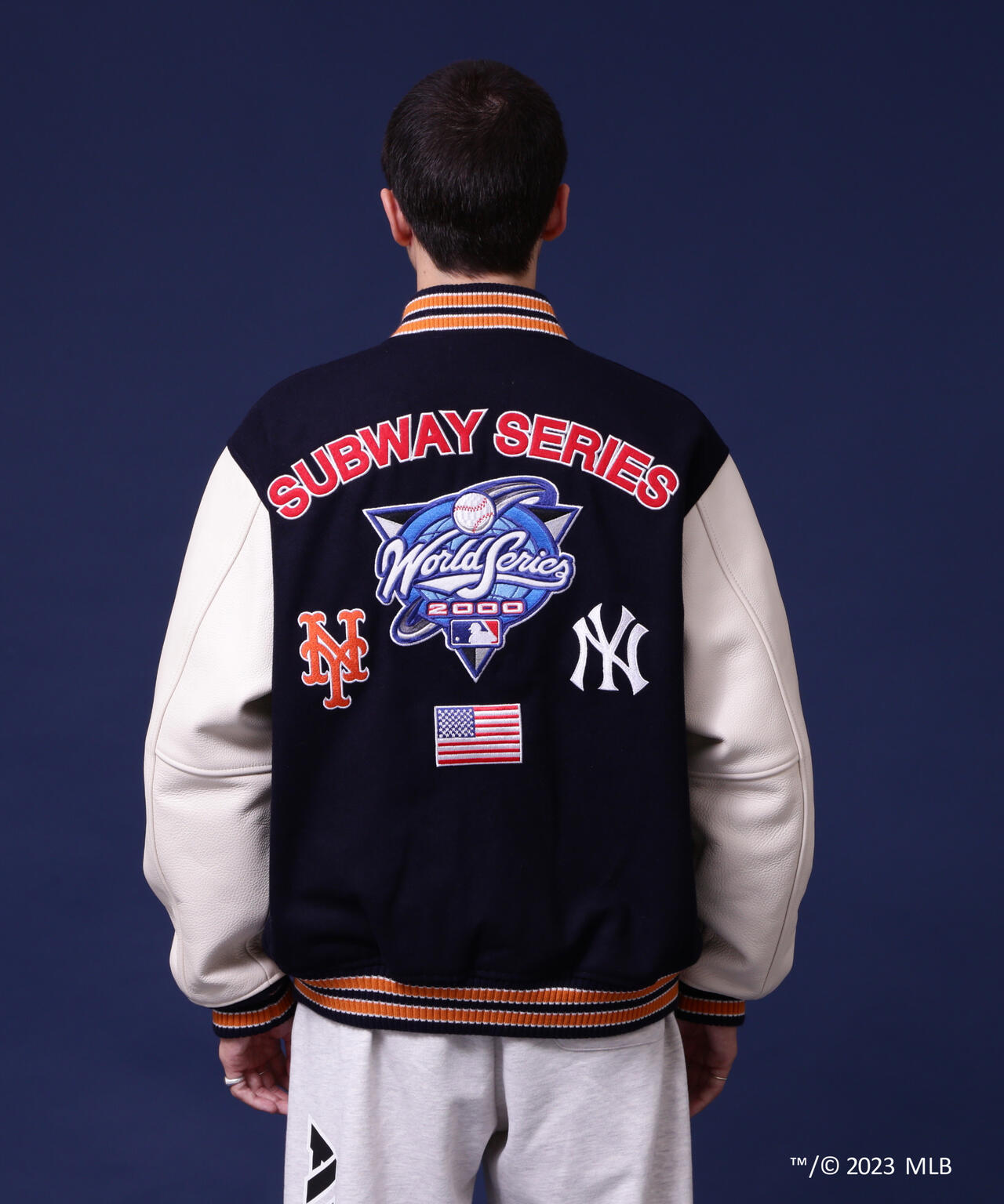 《AVIREX × MLB》STADIUM JACKET SUBWAY SERIES