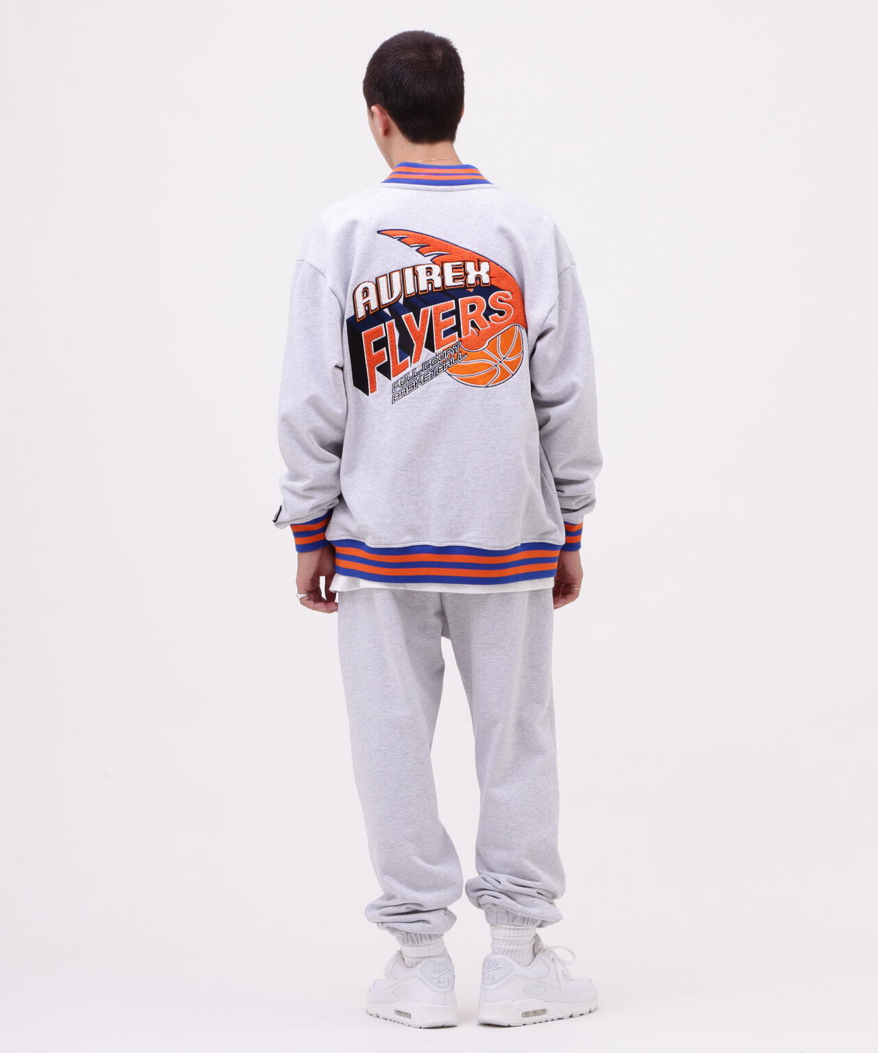 SWEAT STADIUM JACKET AVIREX FLYERS / スウェット スタジアム