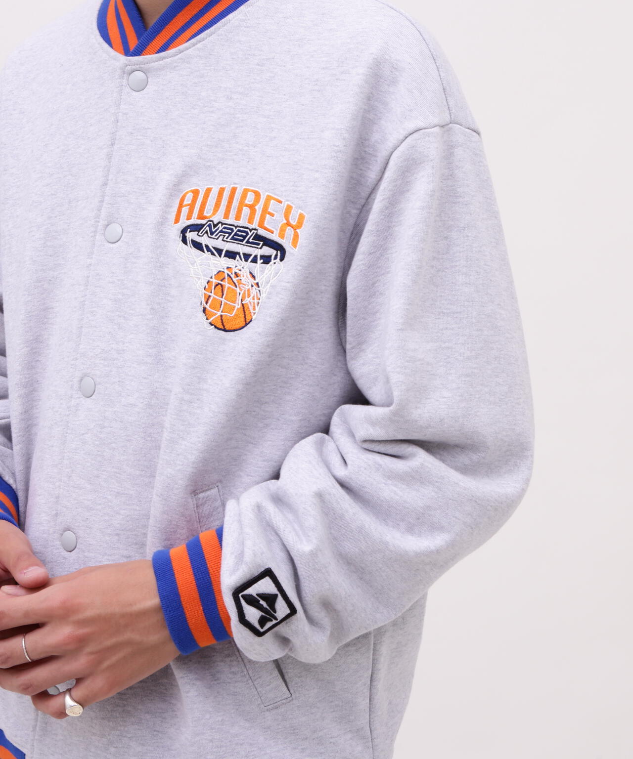 SWEAT STADIUM JACKET AVIREX FLYERS / スウェット スタジアム