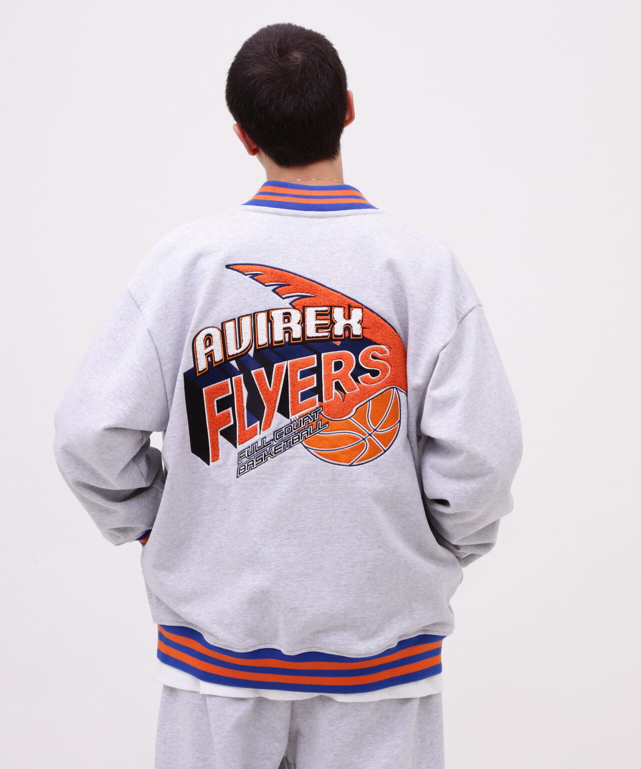 SWEAT STADIUM JACKET AVIREX FLYERS / スウェット スタジアム