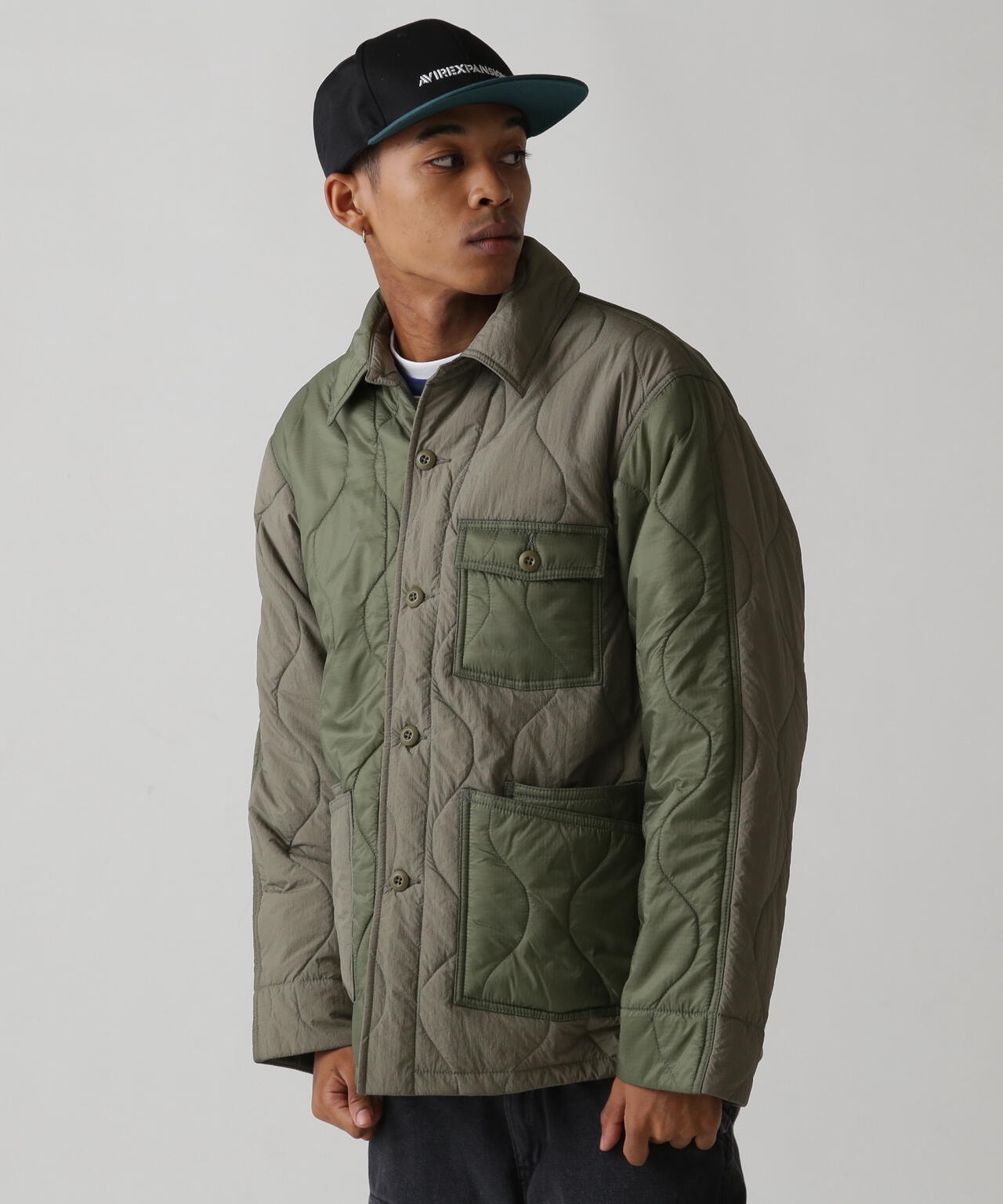 AVIREX × EXPANSION》2TONE QUILTE COVER JACKET | AVIREX 