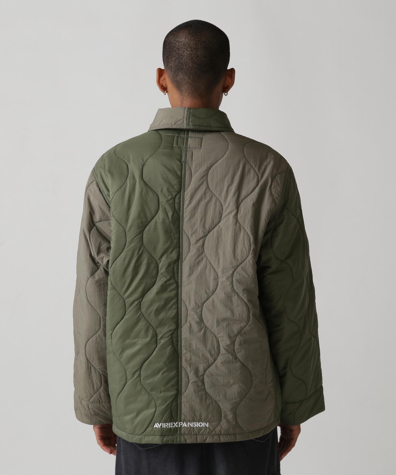 AVIREX × EXPANSION》2TONE QUILTE COVER JACKET | AVIREX