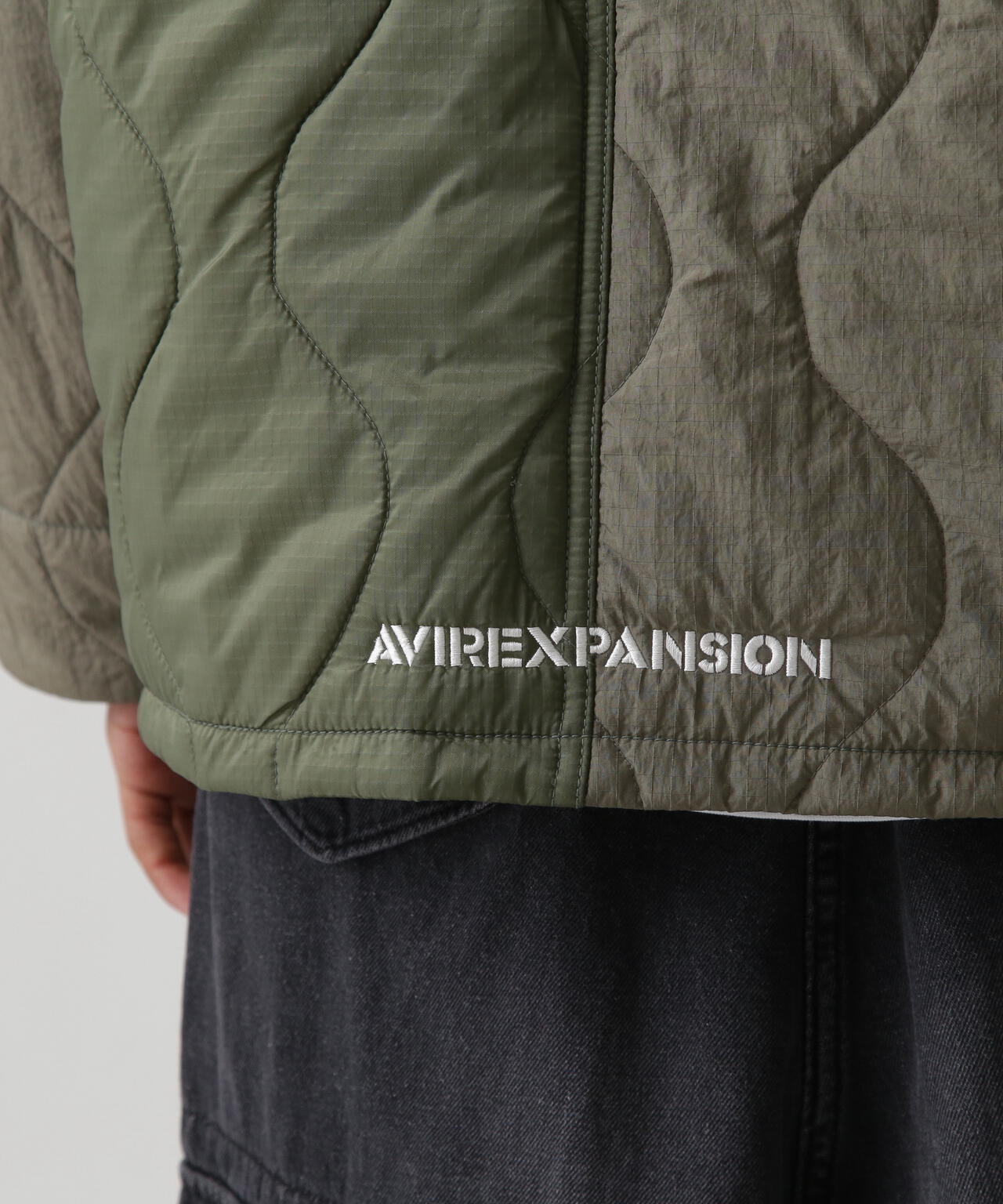 AVIREX × EXPANSION》2TONE QUILTE COVER JACKET | AVIREX
