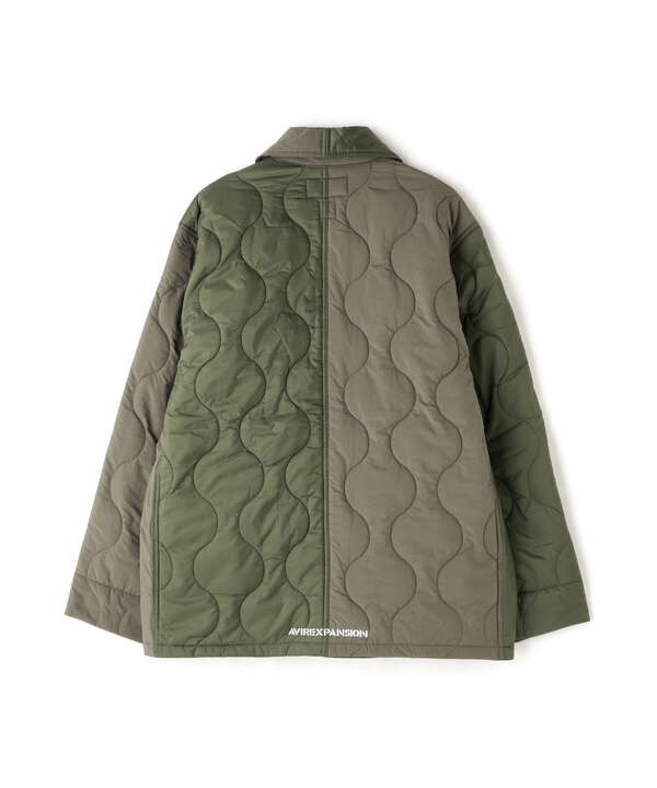 《AVIREX × EXPANSION》2TONE QUILTE COVER JACKET