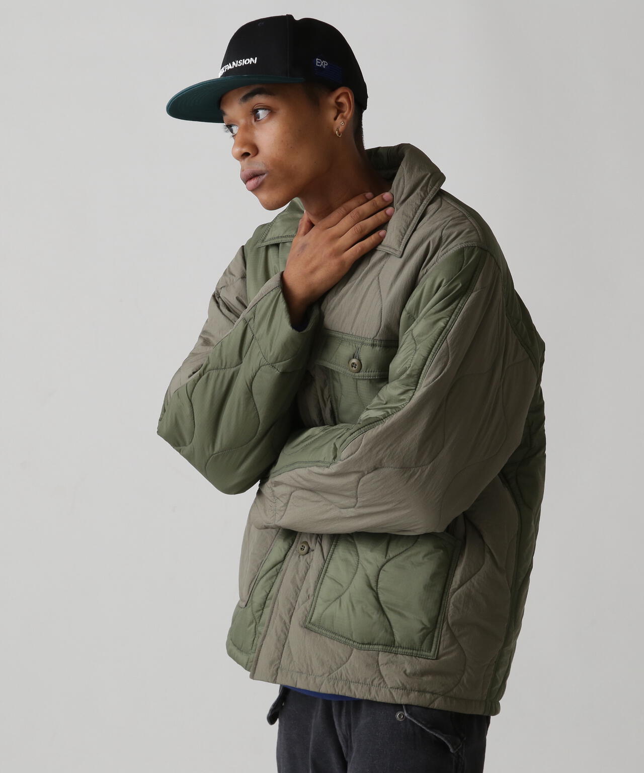 AVIREX × EXPANSION》2TONE QUILTE COVER JACKET | AVIREX