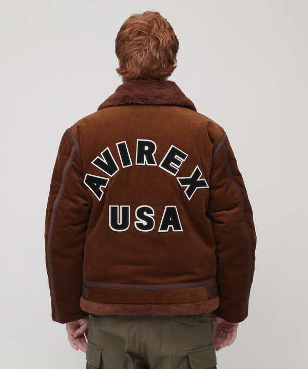 《WEB&DEPOT限定》CORDUROY B-3 JACKET / コーデュロイ B-3 ジャケット / AVIREX / アヴィレックス