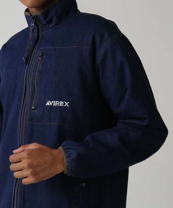 《WEB&DEPOT限定》DENIM STAND BLOUSON / デニム スタンド ブルゾン / AVIREX / アヴィレックス