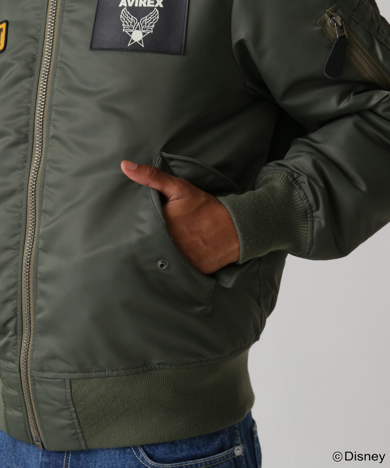 Disney Collection》FLIGHT JACKET MICKEY | AVIREX ( アヴィレックス