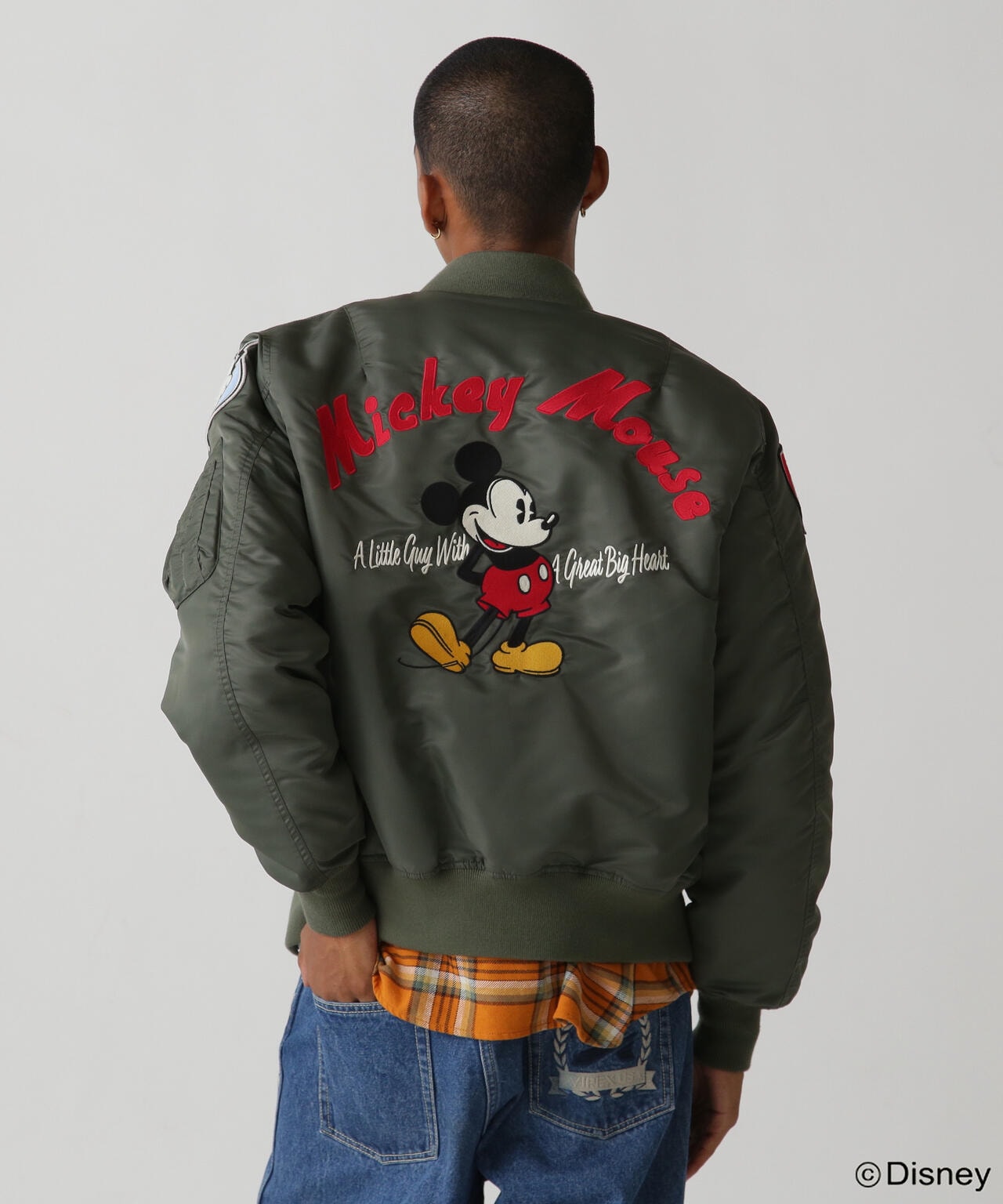 Disney Collection》FLIGHT JACKET MICKEY | AVIREX ( アヴィレックス