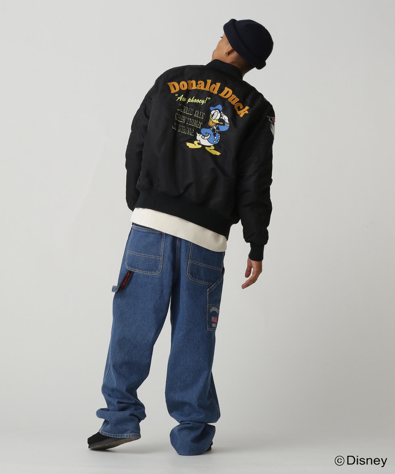 《Disney Collection》FLIGHT JACKET DONALD DUCK