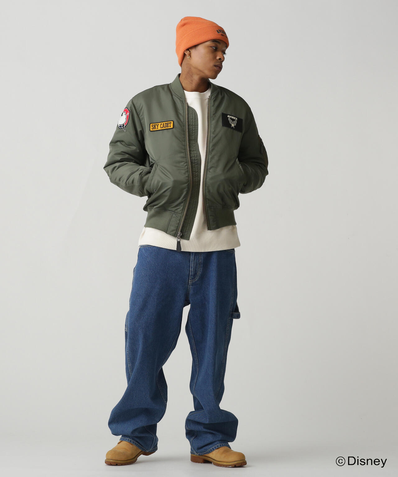 Disney Collection》FLIGHT JACKET DONALD DUCK | AVIREX 