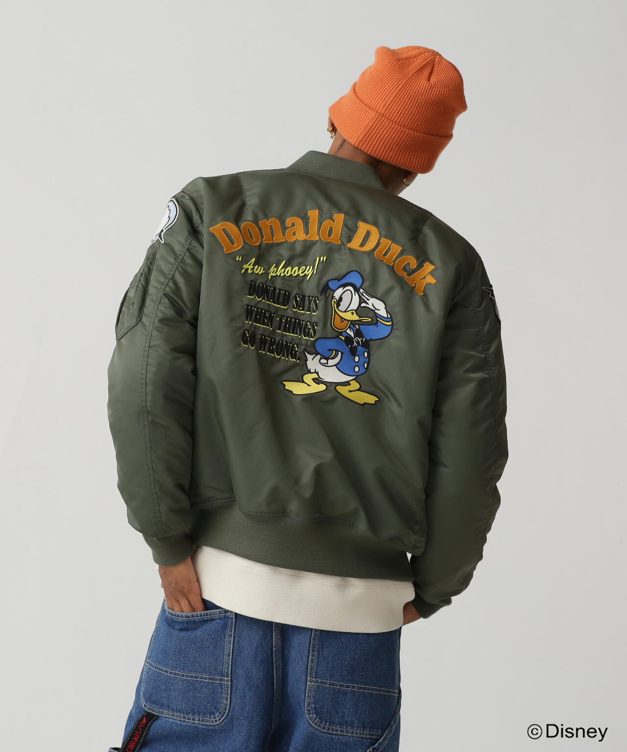 Disney Collection》FLIGHT JACKET DONALD DUCK | AVIREX