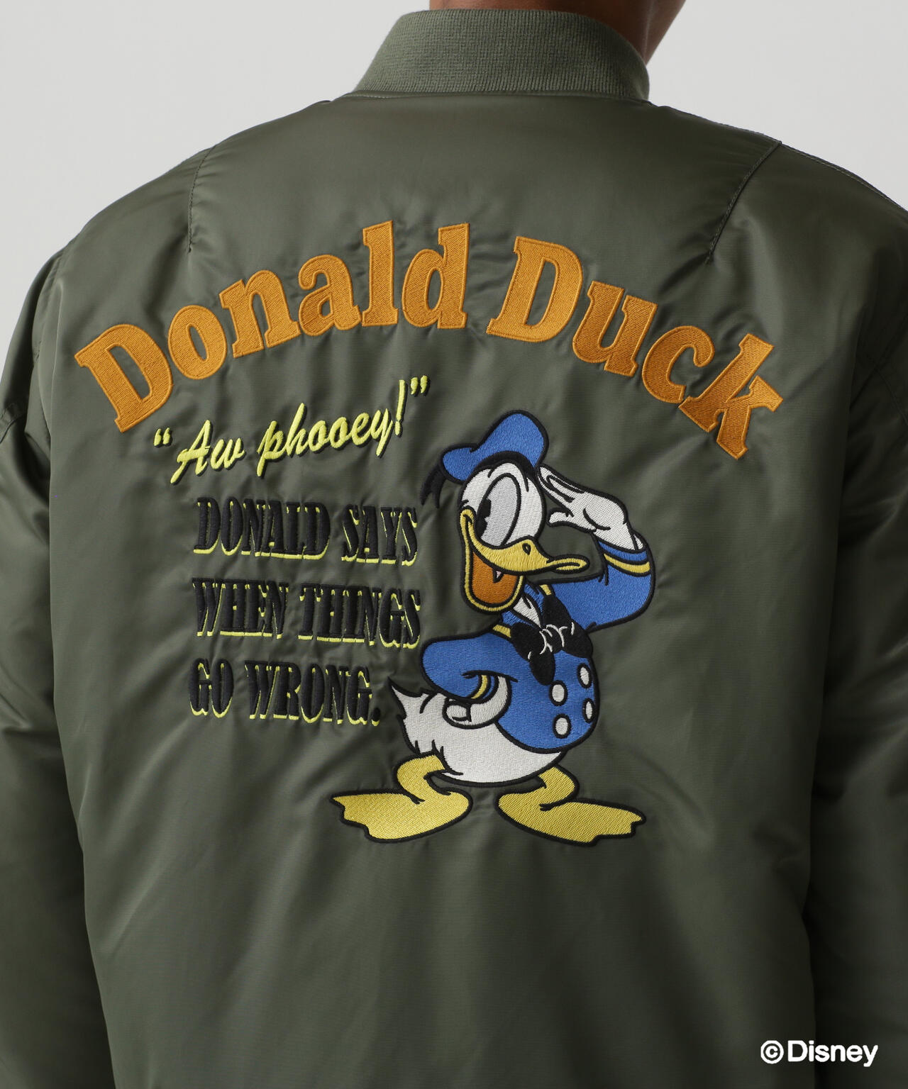 Disney Collection》FLIGHT JACKET DONALD DUCK | AVIREX 