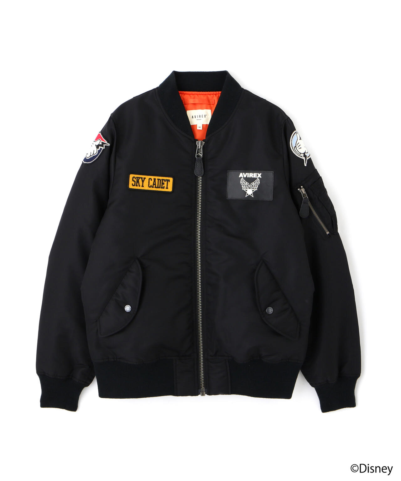 Disney Collection》L-FLIGHT JACKET MICKEY / MA-1 | AVIREX ...