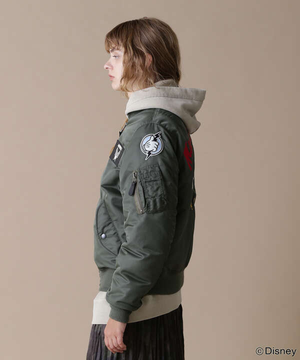 Disney Collection》L-FLIGHT JACKET MICKEY / MA-1（7833252609