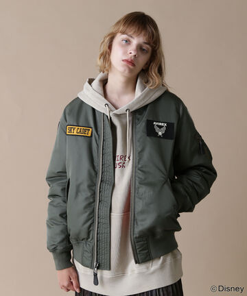 《Disney Collection》L-FLIGHT JACKET MICKEY / MA-1