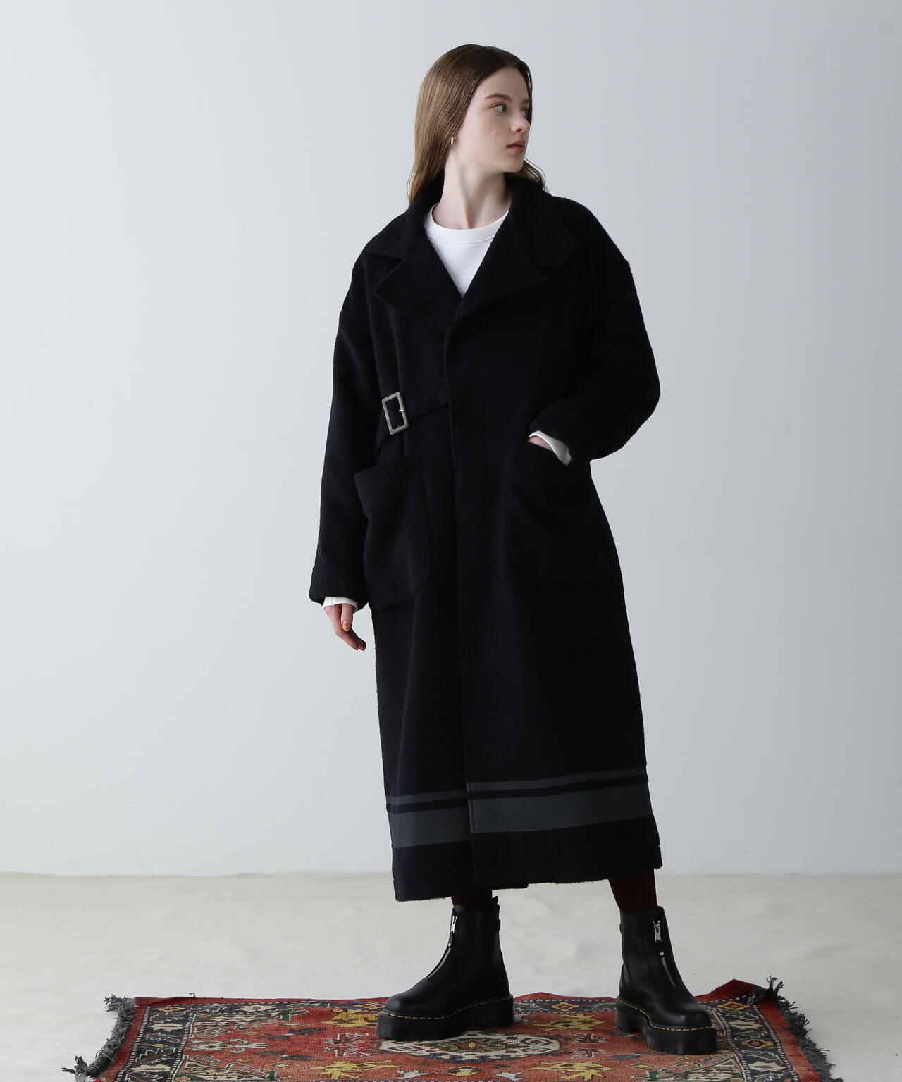 SLIVER KNIT LONG COAT/スライバーニット ロングコート | AVIREX