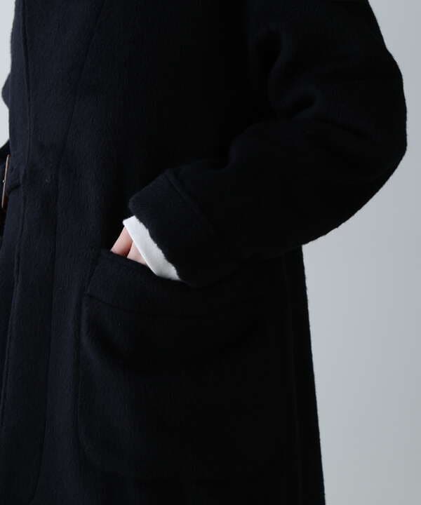 SLIVER KNIT LONG COAT/スライバーニット ロングコート