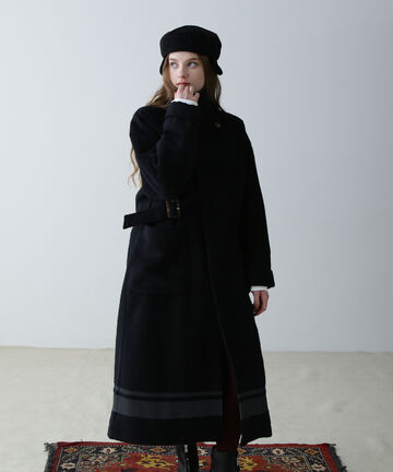 SLIVER KNIT LONG COAT/スライバーニット ロングコート