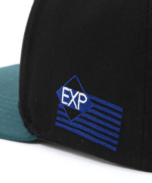 《AVIREX × EXPANSION》 FLAT VISOR CAP BLACK / フラット バイザー キャップ ブラック