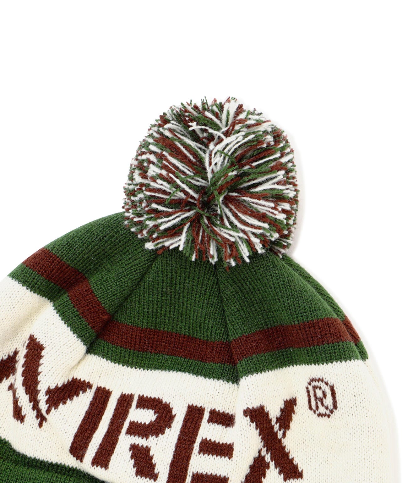 BONBON LOGO KNIT CAP / ボンボン ロゴ ニットキャップ / AVIREX / アヴィレックス