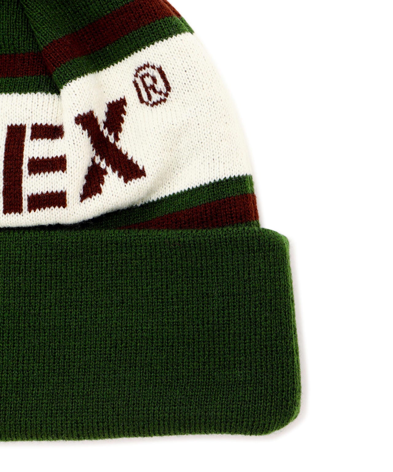 BONBON LOGO KNIT CAP / ボンボン ロゴ ニットキャップ / AVIREX / アヴィレックス