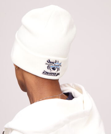 《AVIREX × XLARGE》KNIT CAP BLACK SPIDER / ニット キャップ スパイダー